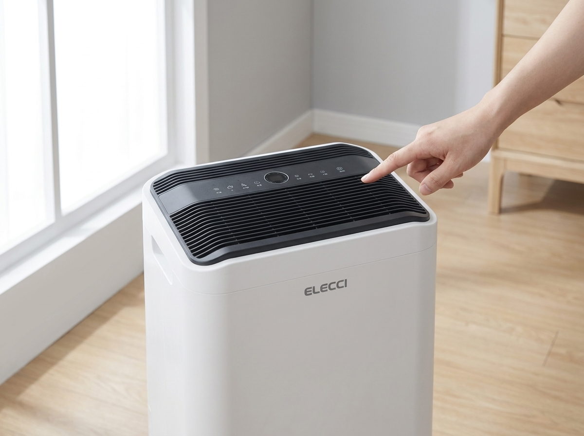Panneau de commande du déshumidificateur grande capacité 26 L