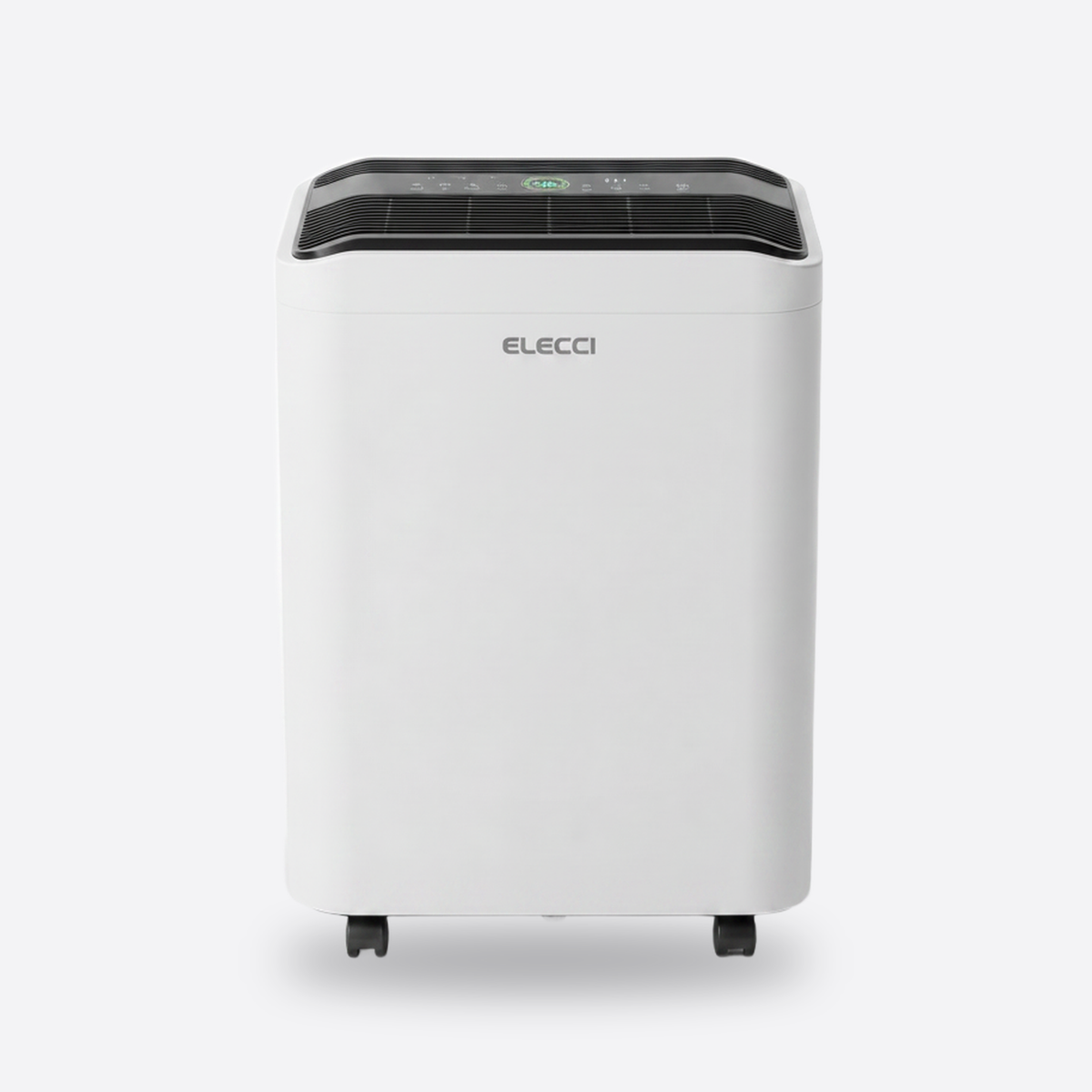 Déshumidificateur grande capacité 26 L — packshot studio gris clair