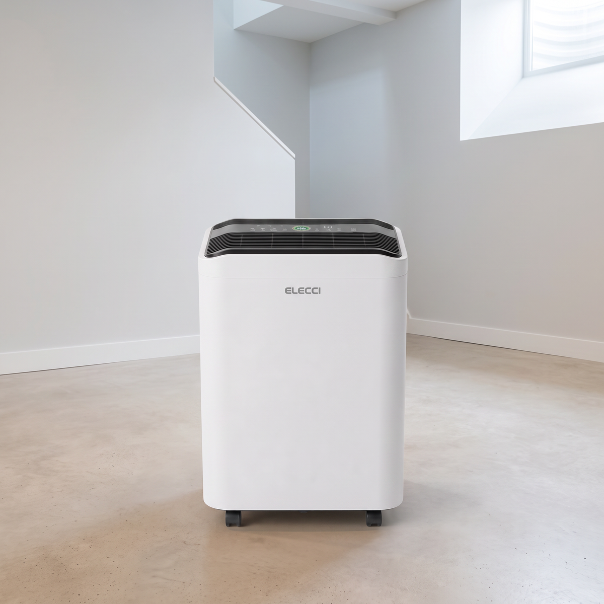 Déshumidificateur grande capacité 26 L — sous-sol aménagé