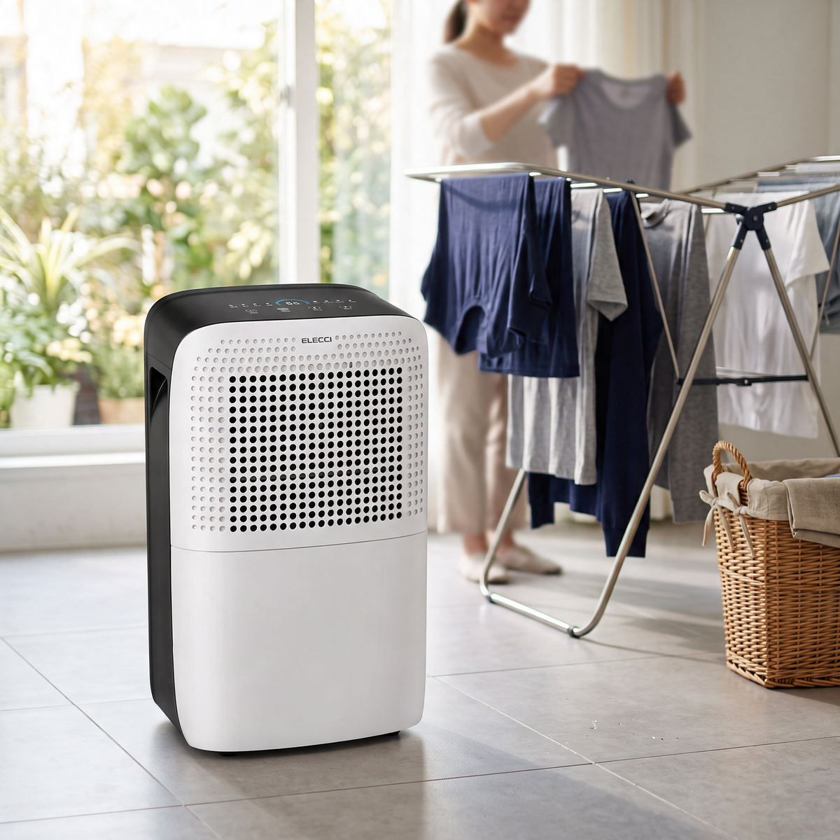 Déshumidificateur polyvalent 16 L — séchage du linge