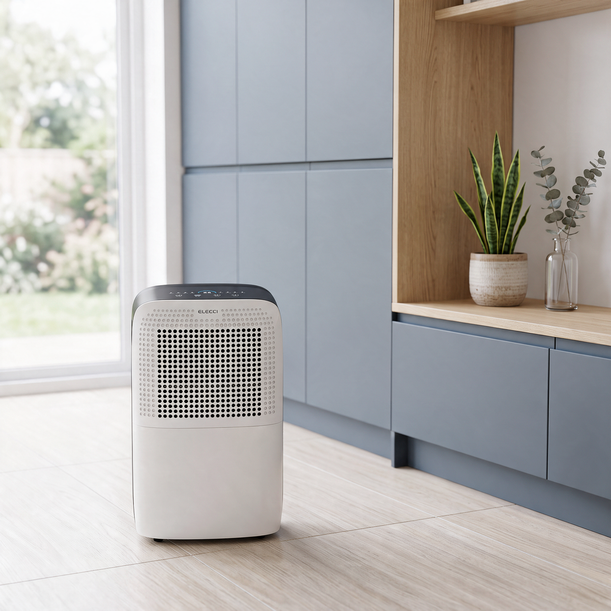 Déshumidificateur polyvalent 16 L — intérieur moderne