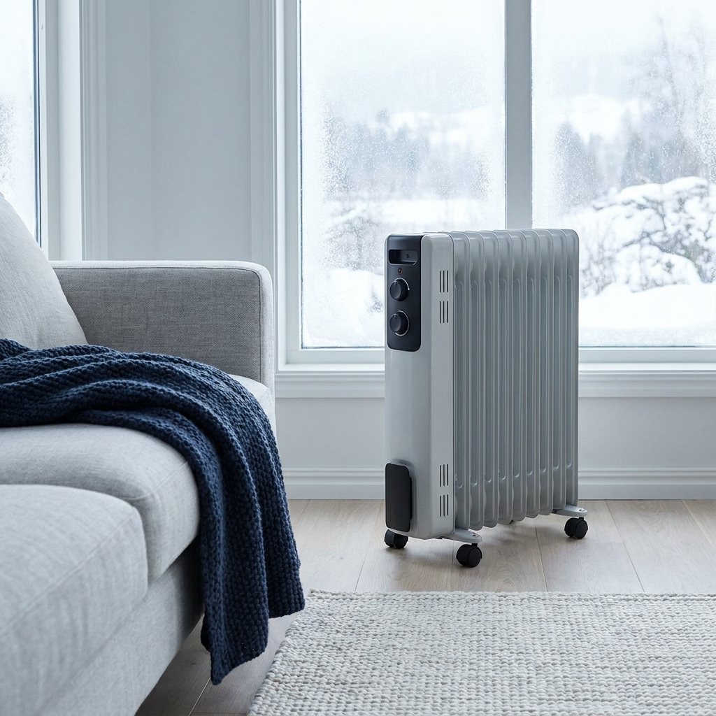 Radiateur bain d'huile silencieux 1500 W — vue 2