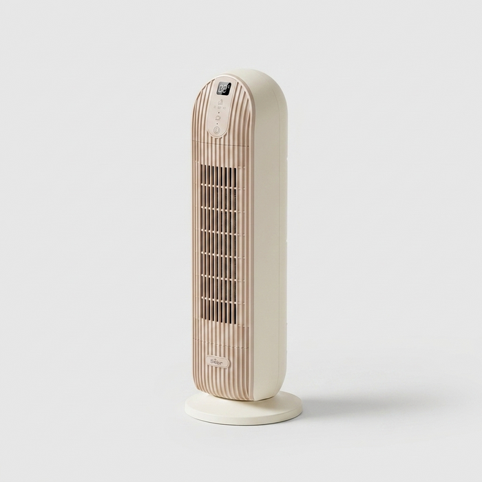 Radiateur céramique compact 1500 W — packshot studio