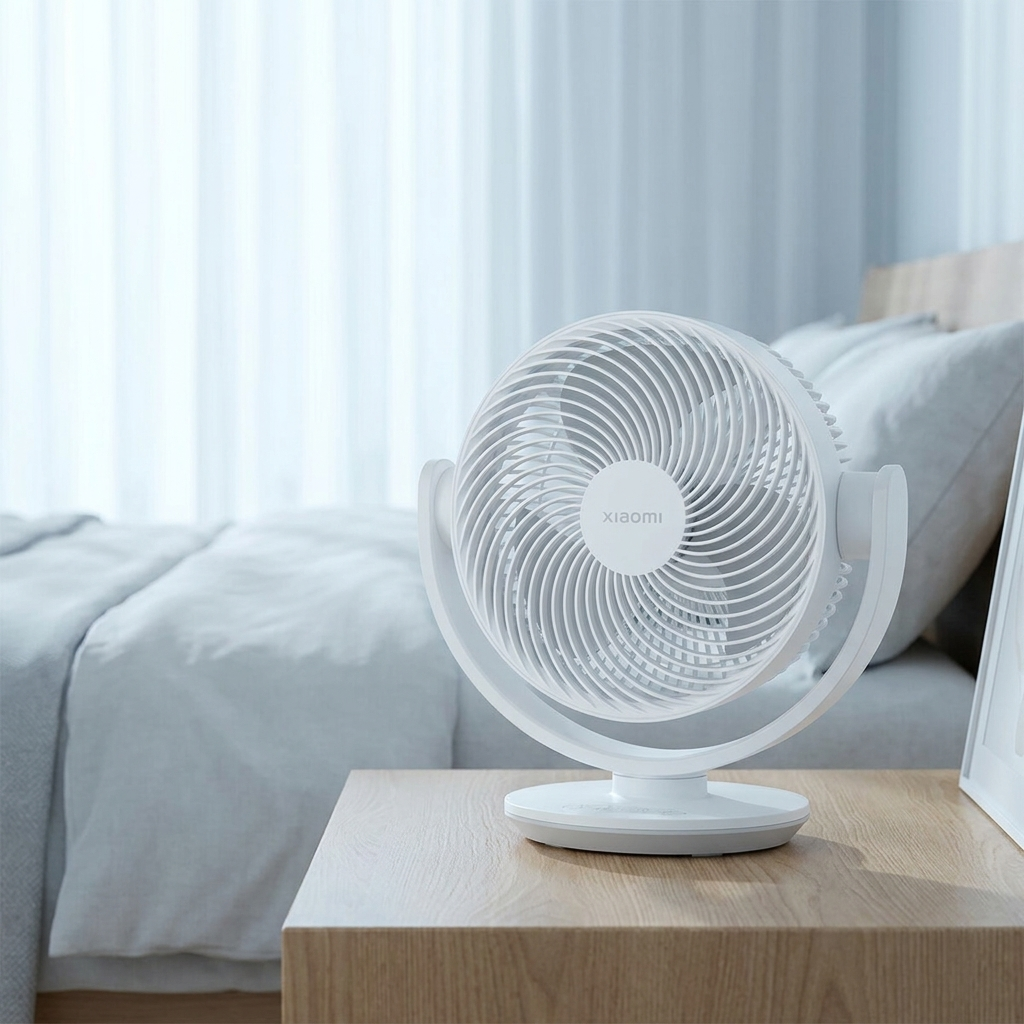 Circulateur d'air silencieux 25 dB — chambre