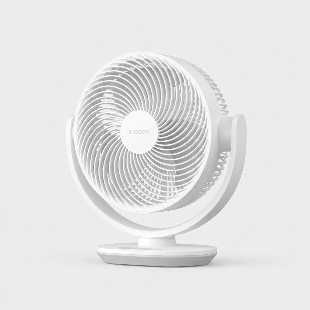 Circulateur d'air silencieux 25 dB — packshot studio