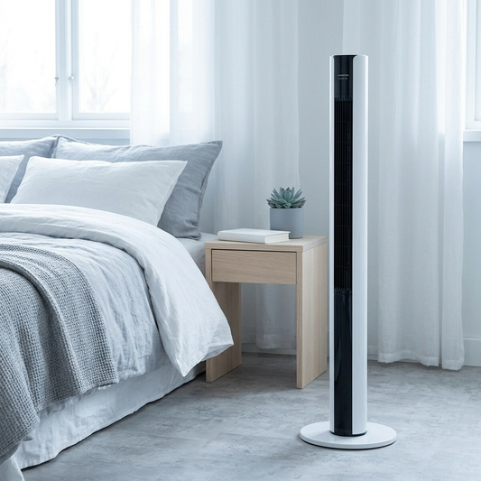 Ventilateur tour silencieux 110 cm — chambre