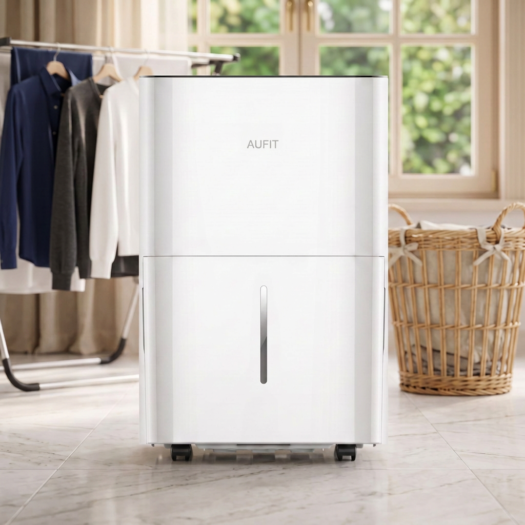 Déshumidificateur 20 L/jour — séchage du linge à l'intérieur