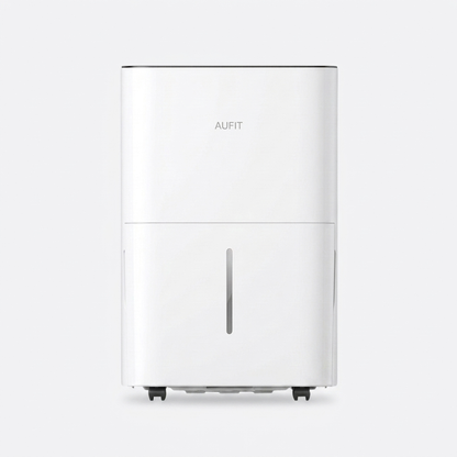 Déshumidificateur 20 L/jour — packshot studio fond gris clair